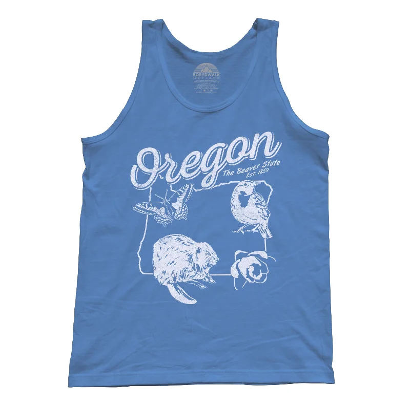 Unisex Vintage Oregon Tank Top open back tank