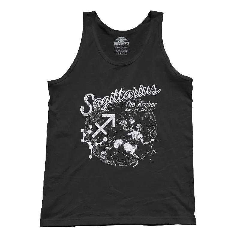 Unisex Vintage Sagittarius Tank Top activewear tank top
