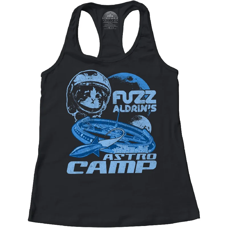 Women's Fuzz Aldrin's Astrocamp Racerback Tank Top cozy tank top