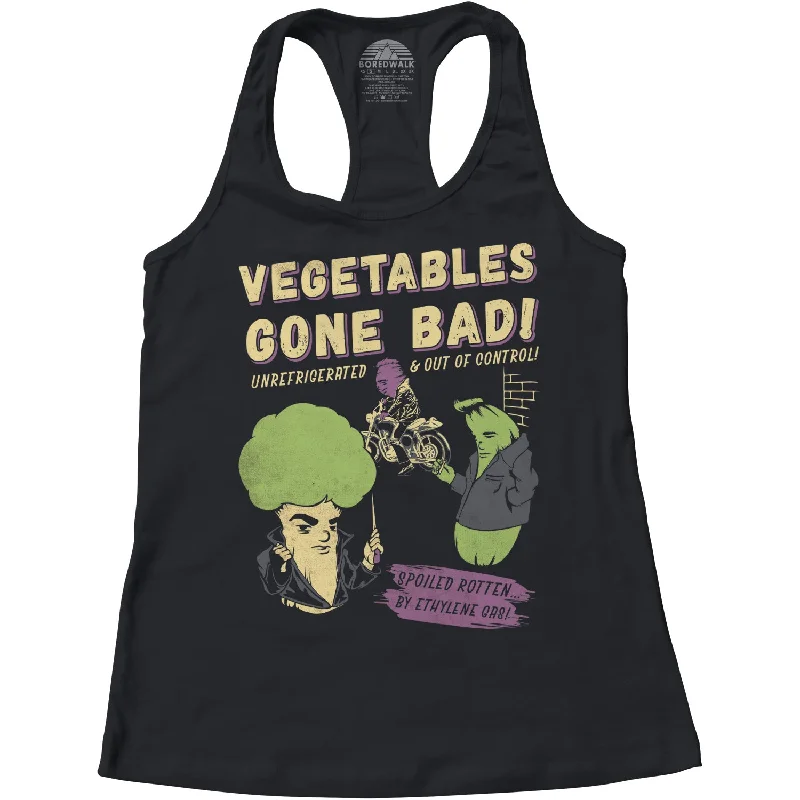 Women's Vegetables Gone Bad Racerback Tank Top fitness tank top