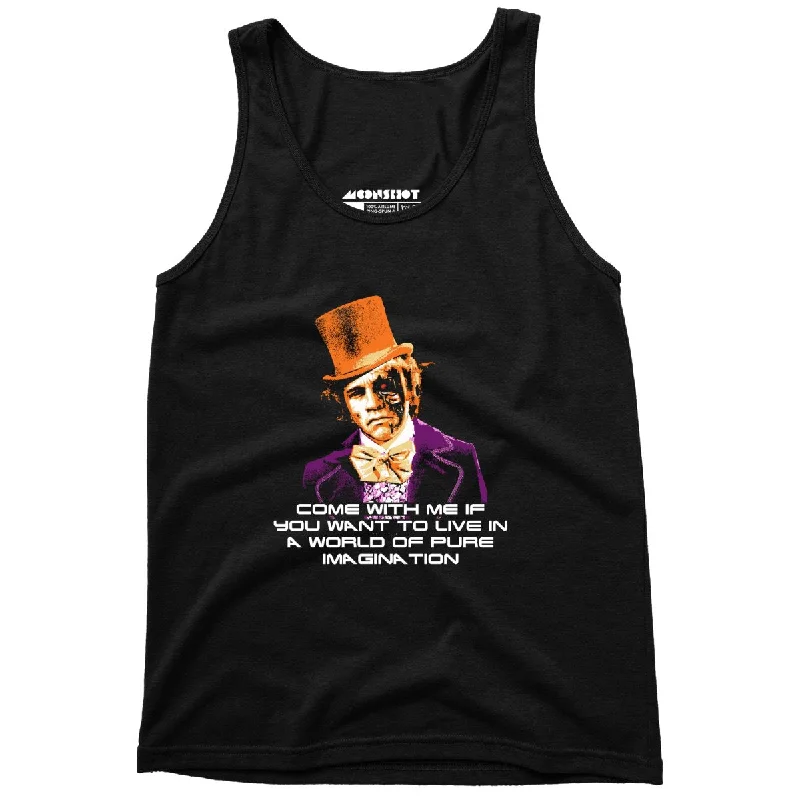 World of Pure Imagination - Unisex Tank Top cropped tank top
